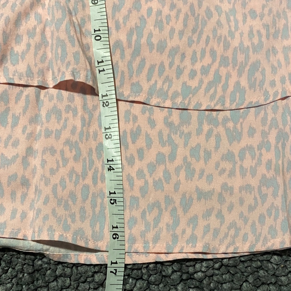 Torrid Tiered Pink Animal Print Mini Skirt - Picture 4 of 4